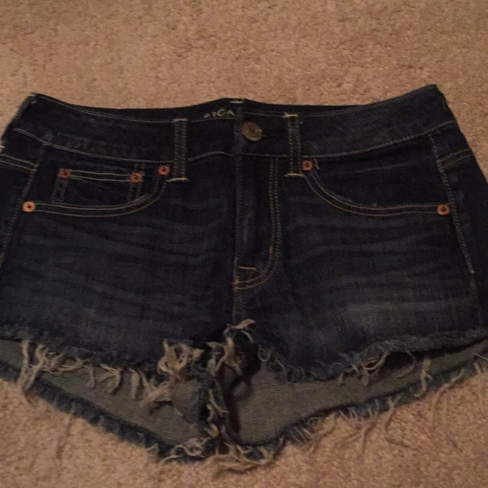 American Eagle denim stretch shorts 4